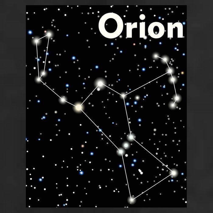Orion Constellation Space Solar System Stars 25L Jumbo Tote