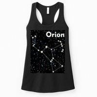 Orion Constellation Space Solar System Stars Womens Tank Top