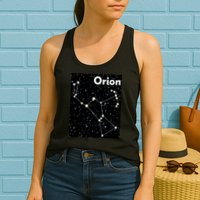 Orion Constellation Space Solar System Stars Womens Tank Top