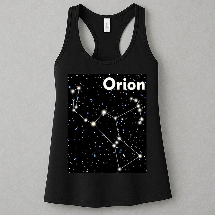 Orion Constellation Space Solar System Stars Womens Tank Top