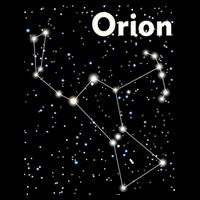 Orion Constellation Space Solar System Stars Tie-Dye T-Shirt