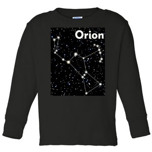 Orion Constellation Space Solar System Stars Toddler Long Sleeve Shirt