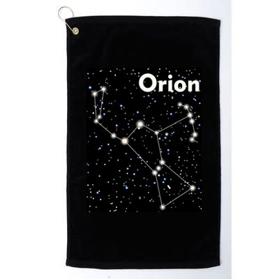 Orion Constellation Space Solar System Stars Platinum Collection Golf Towel