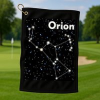 Orion Constellation Space Solar System Stars Golf Towel