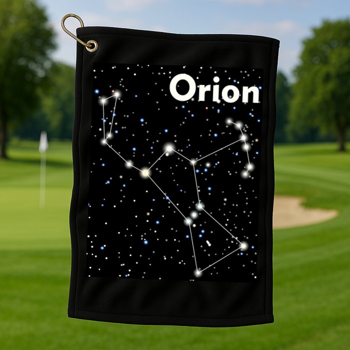 Orion Constellation Space Solar System Stars Golf Towel