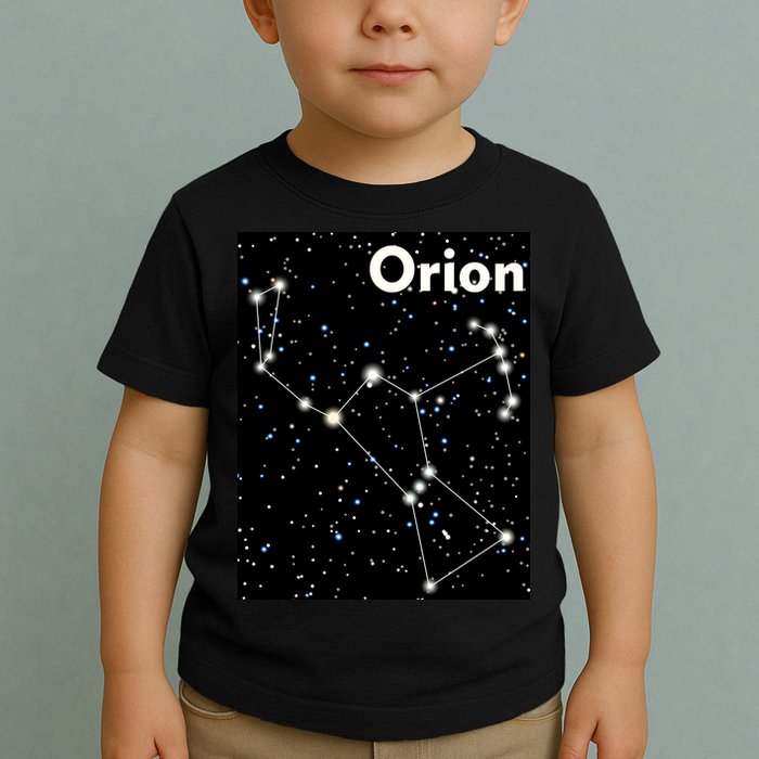 Orion Constellation Space Solar System Stars Toddler T-Shirt