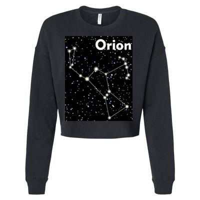 Orion Constellation Space Solar System Stars Cropped Pullover Crew