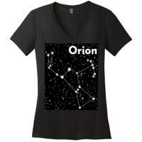 Orion Constellation Space Solar System Stars Women's V-Neck T-Shirt