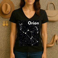 Orion Constellation Space Solar System Stars Women's V-Neck T-Shirt