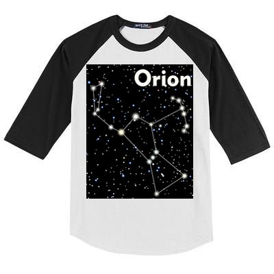 Orion Constellation Space Solar System Stars Kids Colorblock Raglan Jersey