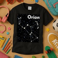 Orion Constellation Space Solar System Stars Kids T-Shirt