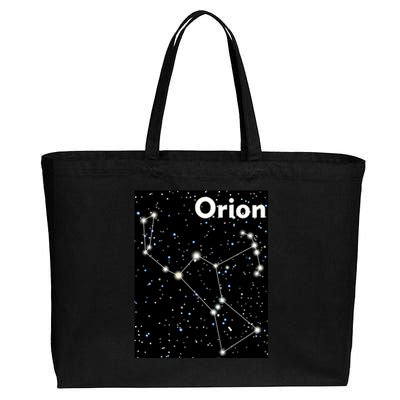 Orion Constellation Space Solar System Stars Cotton Canvas Jumbo Tote