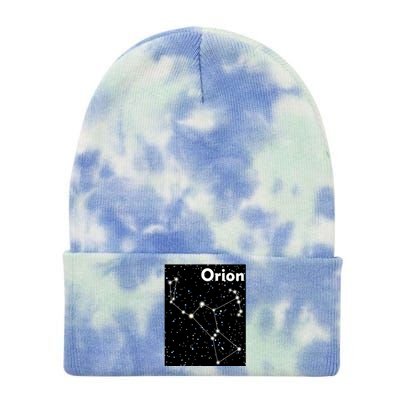 Orion Constellation Space Solar System Stars Tie Dye 12in Knit Beanie