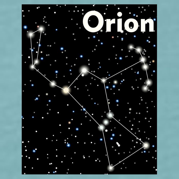 Orion Constellation Space Solar System Stars Sueded Cloud Jersey T-Shirt