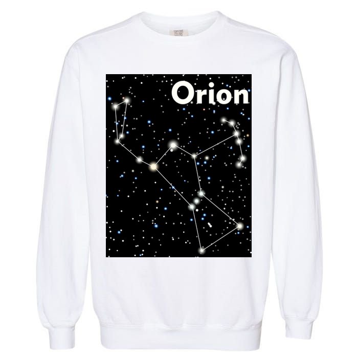 Orion Constellation Space Solar System Stars Garment-Dyed Sweatshirt