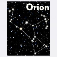 Orion Constellation Space Solar System Stars Garment-Dyed Sweatshirt