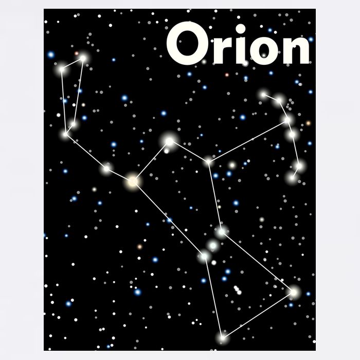 Orion Constellation Space Solar System Stars Garment-Dyed Sweatshirt