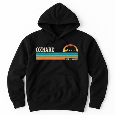 Oxnard California State Bear Retro Sunset Hoodie
