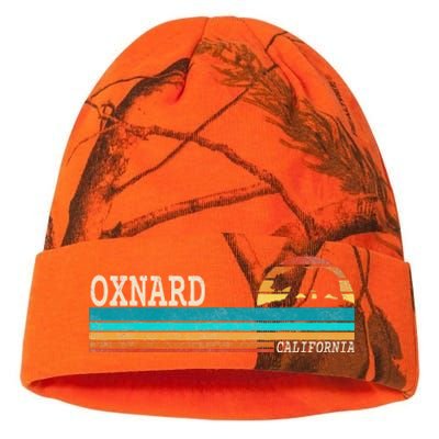 Oxnard California State Bear Retro Sunset Kati Licensed 12" Camo Beanie