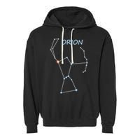 Orion Constellation Space Solar System Stars Astronomy Garment-Dyed Fleece Hoodie