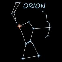 Orion Constellation Space Solar System Stars Astronomy Flexfit Unipanel Trucker Cap