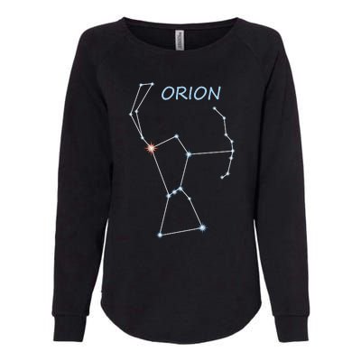 Orion Constellation Space Solar System Stars Astronomy Womens California Wash Sweatshirt