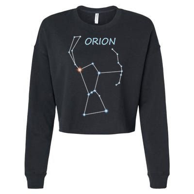 Orion Constellation Space Solar System Stars Astronomy Cropped Pullover Crew