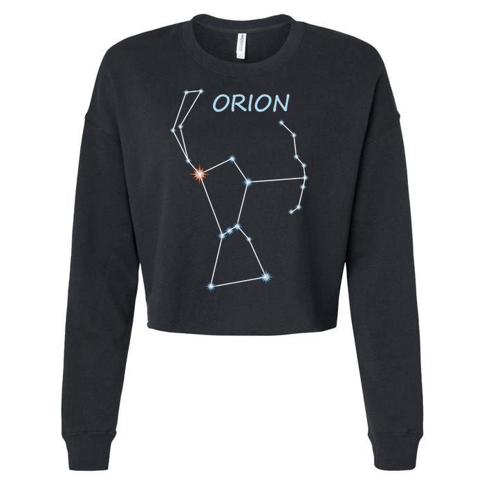 Orion Constellation Space Solar System Stars Astronomy Cropped Pullover Crew