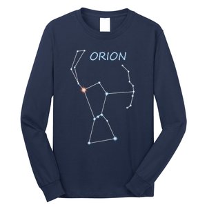 Orion Constellation Space Solar System Stars Astronomy Long Sleeve Shirt