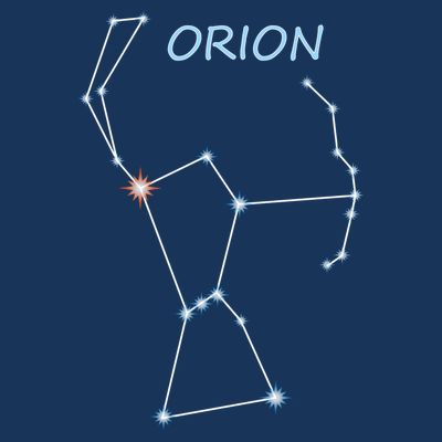 Orion Constellation Space Solar System Stars Astronomy T-Shirt