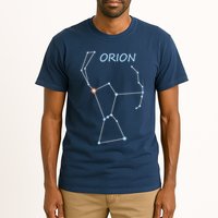 Orion Constellation Space Solar System Stars Astronomy Tall T-Shirt