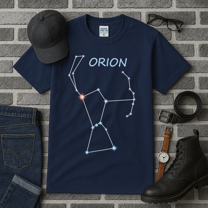 Orion Constellation Space Solar System Stars Astronomy Tall T-Shirt