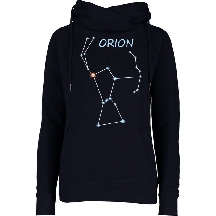 Orion Constellation Space Solar System Stars Astronomy Womens Funnel Neck Pullover Hood
