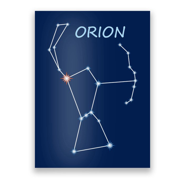 Orion Constellation Space Solar System Stars Astronomy Poster