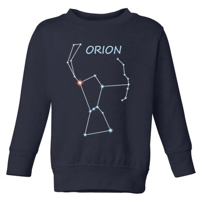 Orion Constellation Space Solar System Stars Astronomy Toddler Sweatshirt