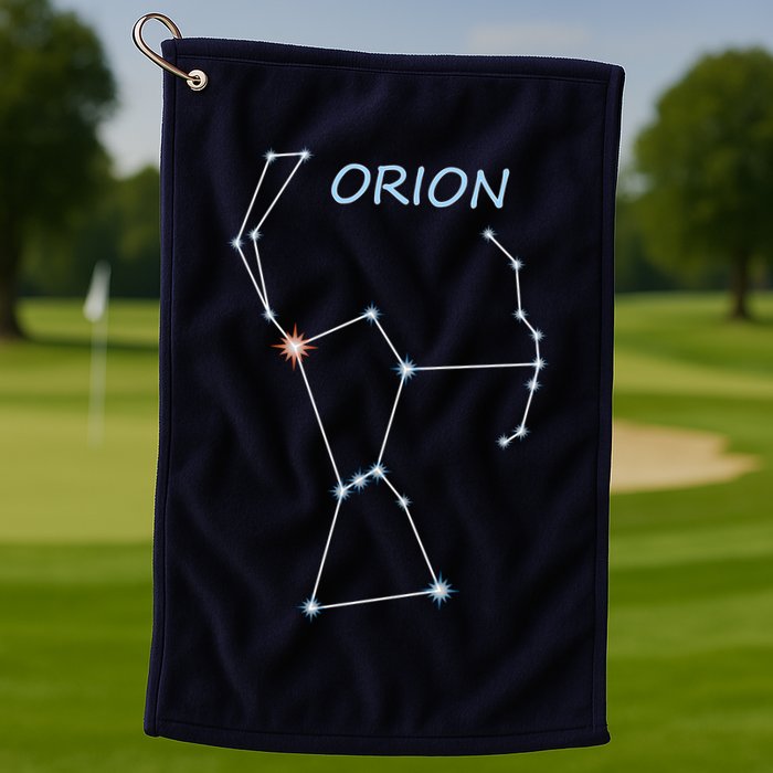 Orion Constellation Space Solar System Stars Astronomy Golf Towel