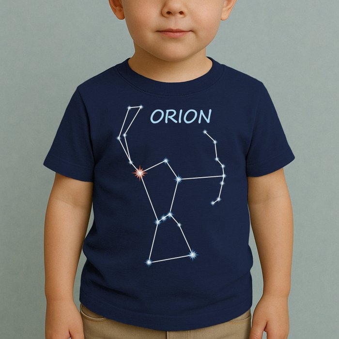 Orion Constellation Space Solar System Stars Astronomy Toddler T-Shirt