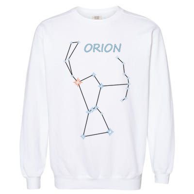 Orion Constellation Space Solar System Stars Astronomy Garment-Dyed Sweatshirt