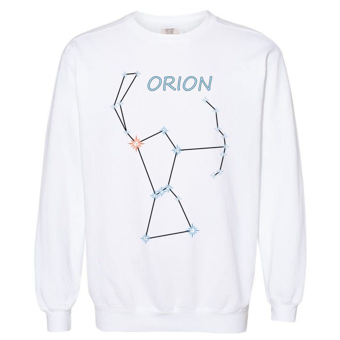 Orion Constellation Space Solar System Stars Astronomy Garment-Dyed Sweatshirt