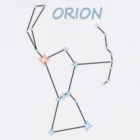 Orion Constellation Space Solar System Stars Astronomy Garment-Dyed Sweatshirt