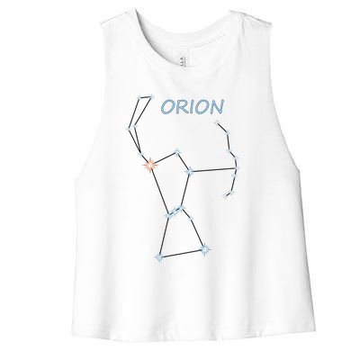 Orion Constellation Space Solar System Stars Astronomy Women's Racerback Cropped Tank