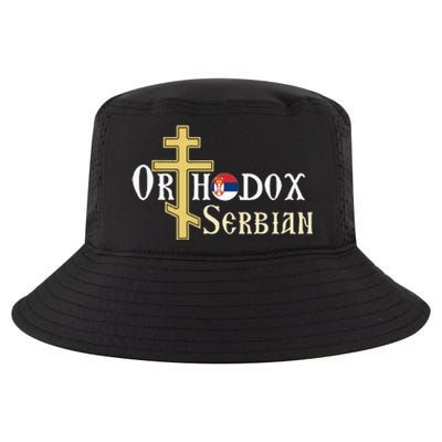 Orthodox Cross Symbol Serbian Christian Cool Comfort Performance Bucket Hat