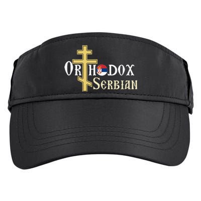 Orthodox Cross Symbol Serbian Christian Adult Drive Performance Visor