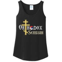 Orthodox Cross Symbol Serbian Christian Ladies Essential Tank