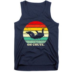 Oh Chute | Skydiving Skydive Sky Diving Skydiver Tank Top