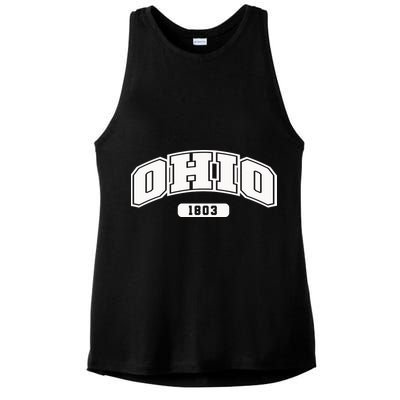 Ohio Collegiate Style 1803 Ladies PosiCharge Tri-Blend Wicking Tank