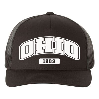 Ohio Collegiate Style 1803 Yupoong Adult 5-Panel Trucker Hat