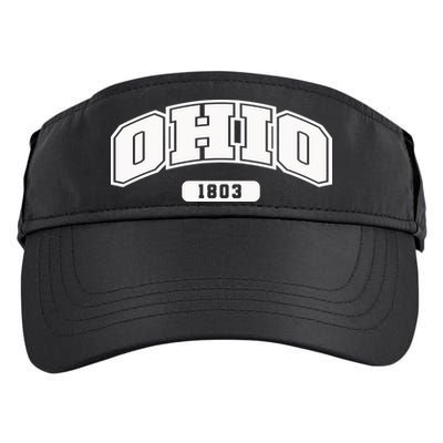 Ohio Collegiate Style 1803 Adult Drive Performance Visor