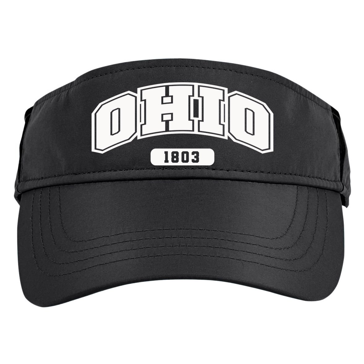 Ohio Collegiate Style 1803 Adult Drive Performance Visor