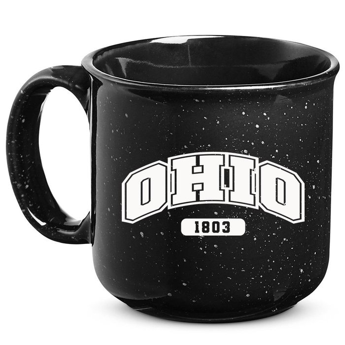 Ohio Collegiate Style 1803 15oz Campfire Ceramic Mug